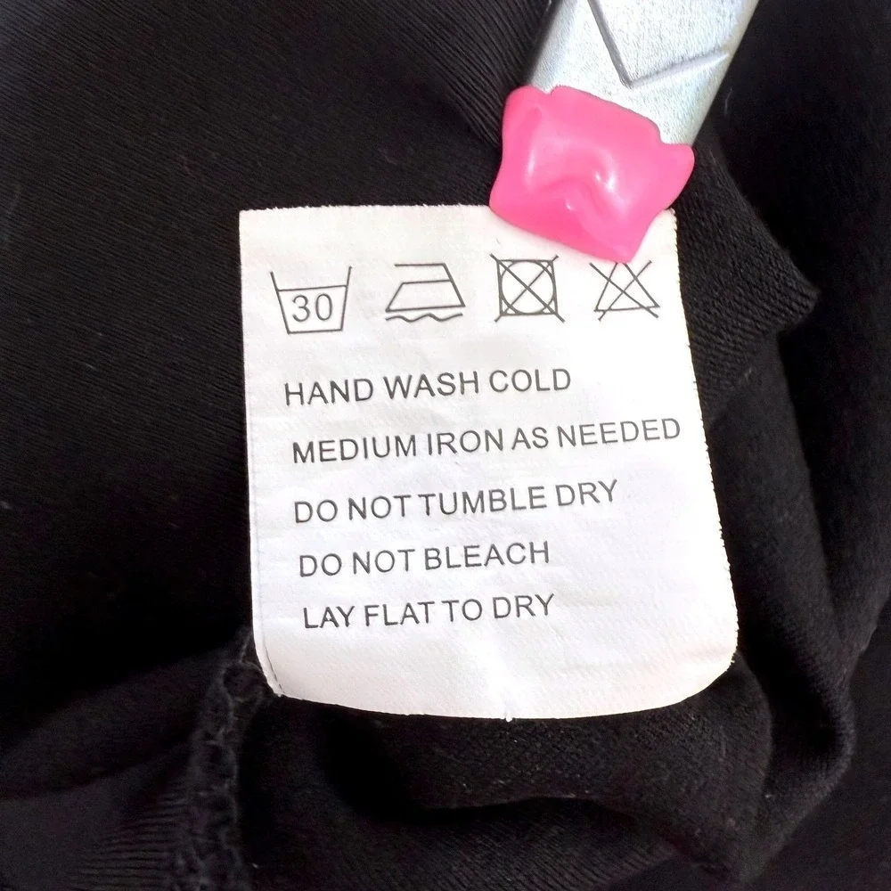 Sarin Mathews Black Off The Shoulder Cocktail Dress‎ Size S Stretch Short Sleeve
